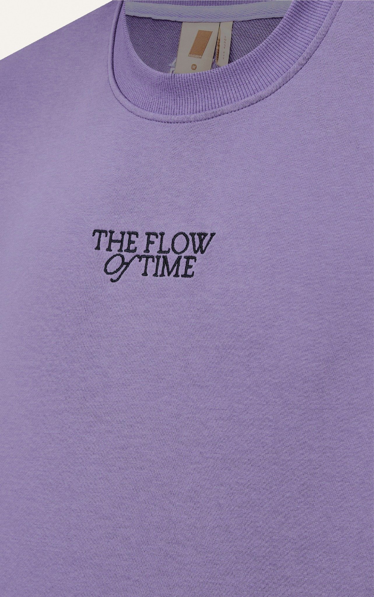 AG730 STUDIO LOOSE FIT LOGO EMBROIDERED T-SHIRT - LIGHT PURPLE