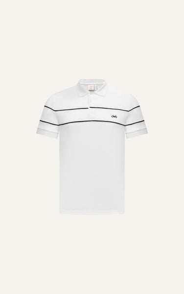  AG87 PREMIUM SLIMFIT POLO - WHITE