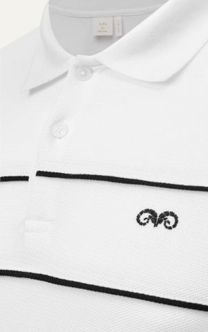 AG87 PREMIUM SLIMFIT POLO - WHITE