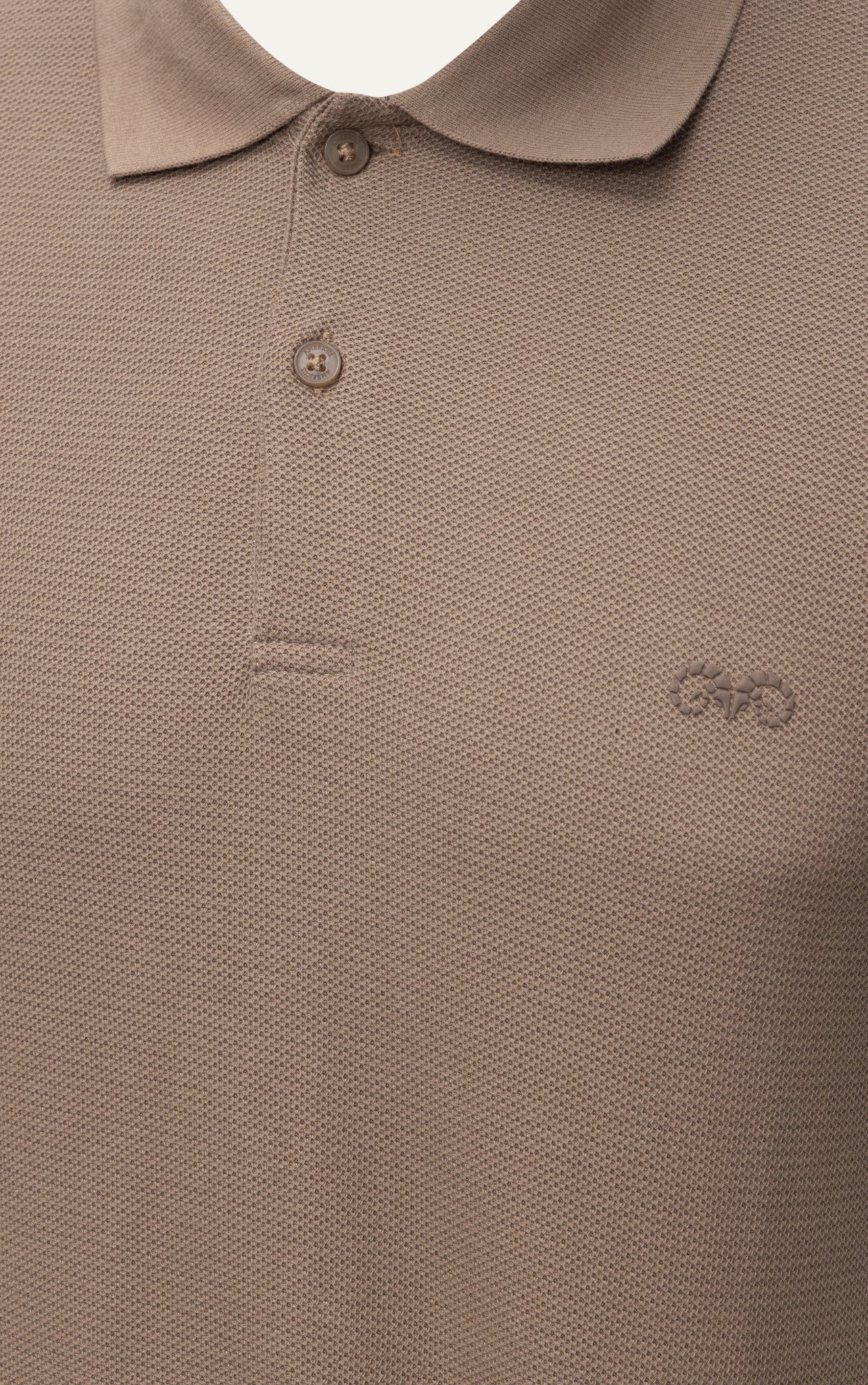 AG02 SIGNATURE SLIMFIT POLO - LIGHT BROWN