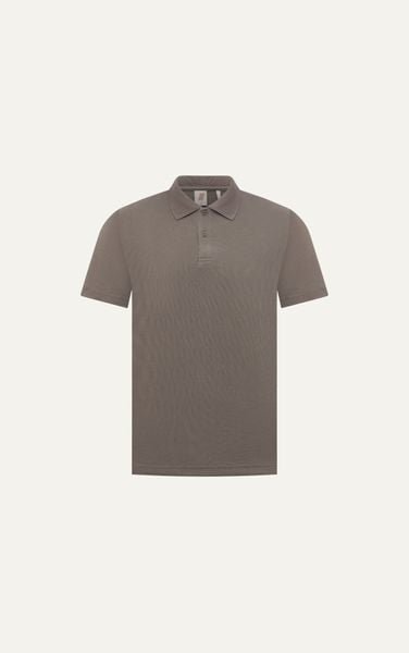  AG001 STUDIO LOOSE FIT BASIC POLO - OLIVE