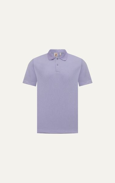  AG002 STUDIO LOOSE FIT BASIC POLO - PURPLE