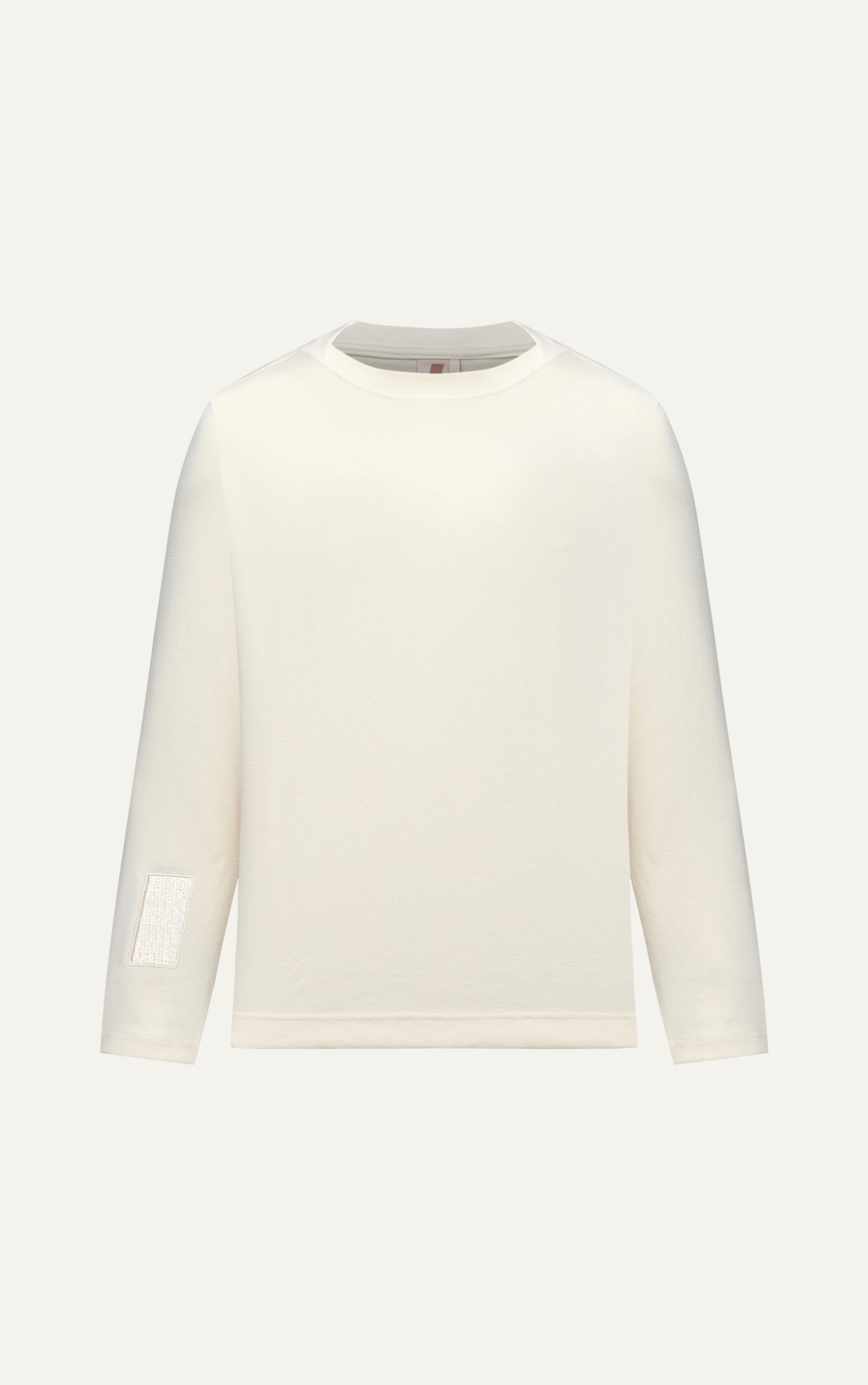 AG05 STUDIO LOOSE FIT LONG SLEEVED T-SHIRT - OFF WHITE