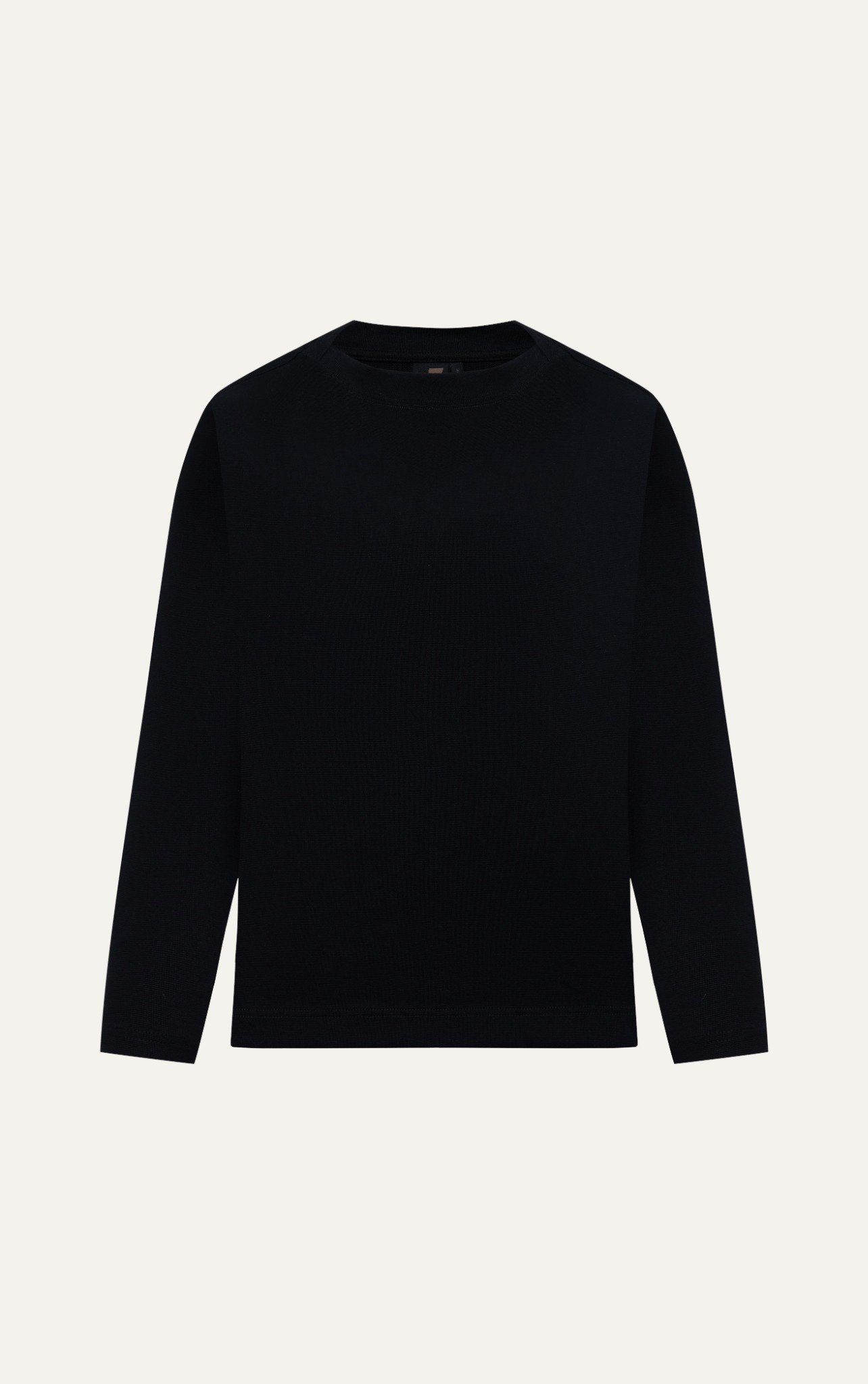 AG05 STUDIO LOOSE FIT LONG SLEEVED T-SHIRT - BLACK