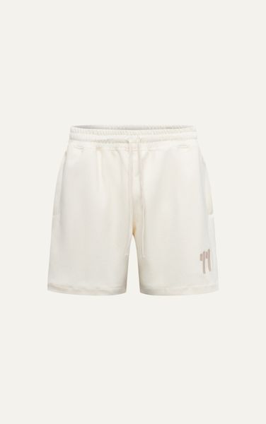  AG12 STUDIO LOOSE FIT ICONIC "11" SHORT - OFF WHITE