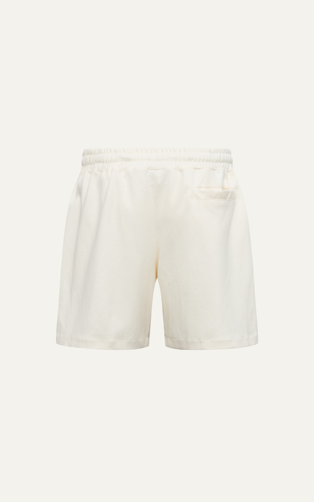 AG12 STUDIO LOOSE FIT ICONIC "11" SHORT - OFF WHITE