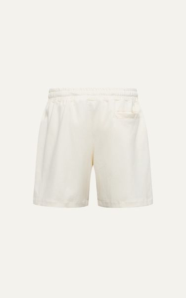  AG12 STUDIO LOOSE FIT ICONIC "11" SHORT - OFF WHITE 