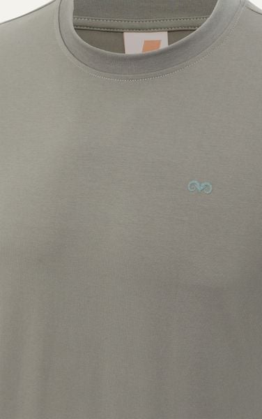  AGTL02 STUDIO REGULAR FIT BASIC T-SHIRT - OLIVE 