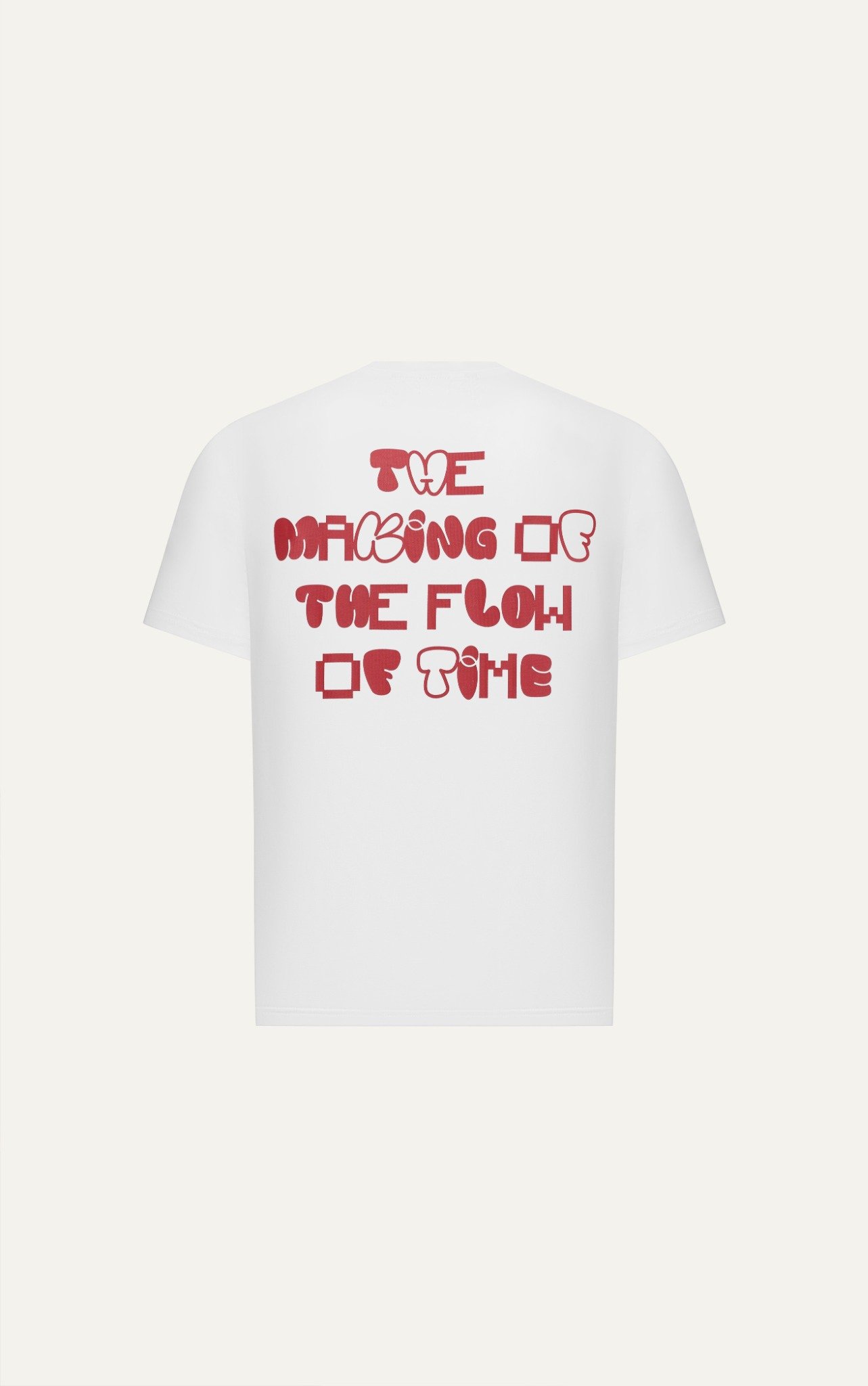 AG06 STUDIO LOOSE FIT PRINTED "TFOT" T-SHIRT - WHITE