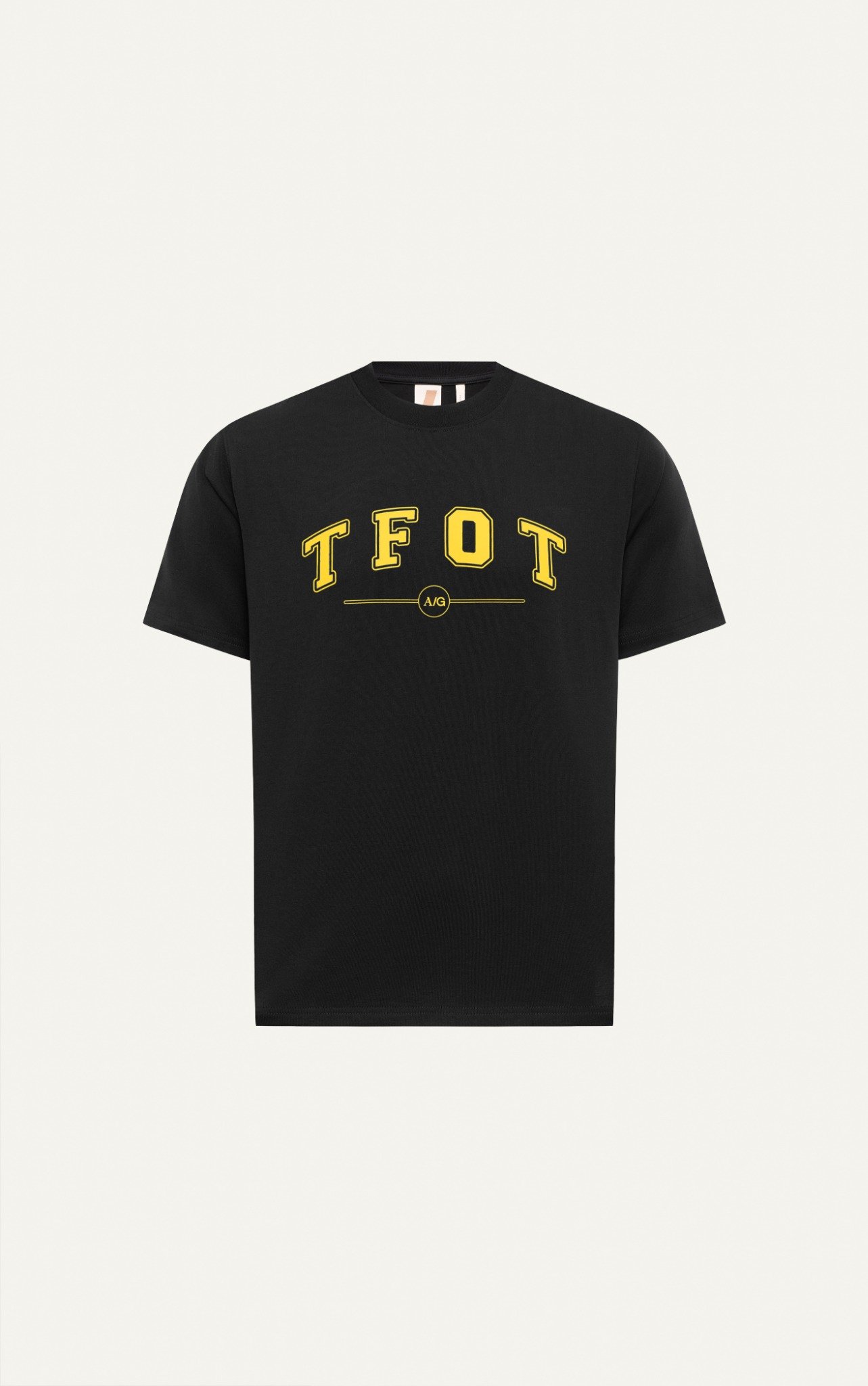 AG06 STUDIO LOOSE FIT PRINTED TFOT T-SHIRT - BLACK