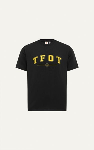  AG06 STUDIO LOOSE FIT PRINTED TFOT T-SHIRT - BLACK