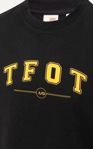 AG06 STUDIO LOOSE FIT PRINTED TFOT T-SHIRT - BLACK