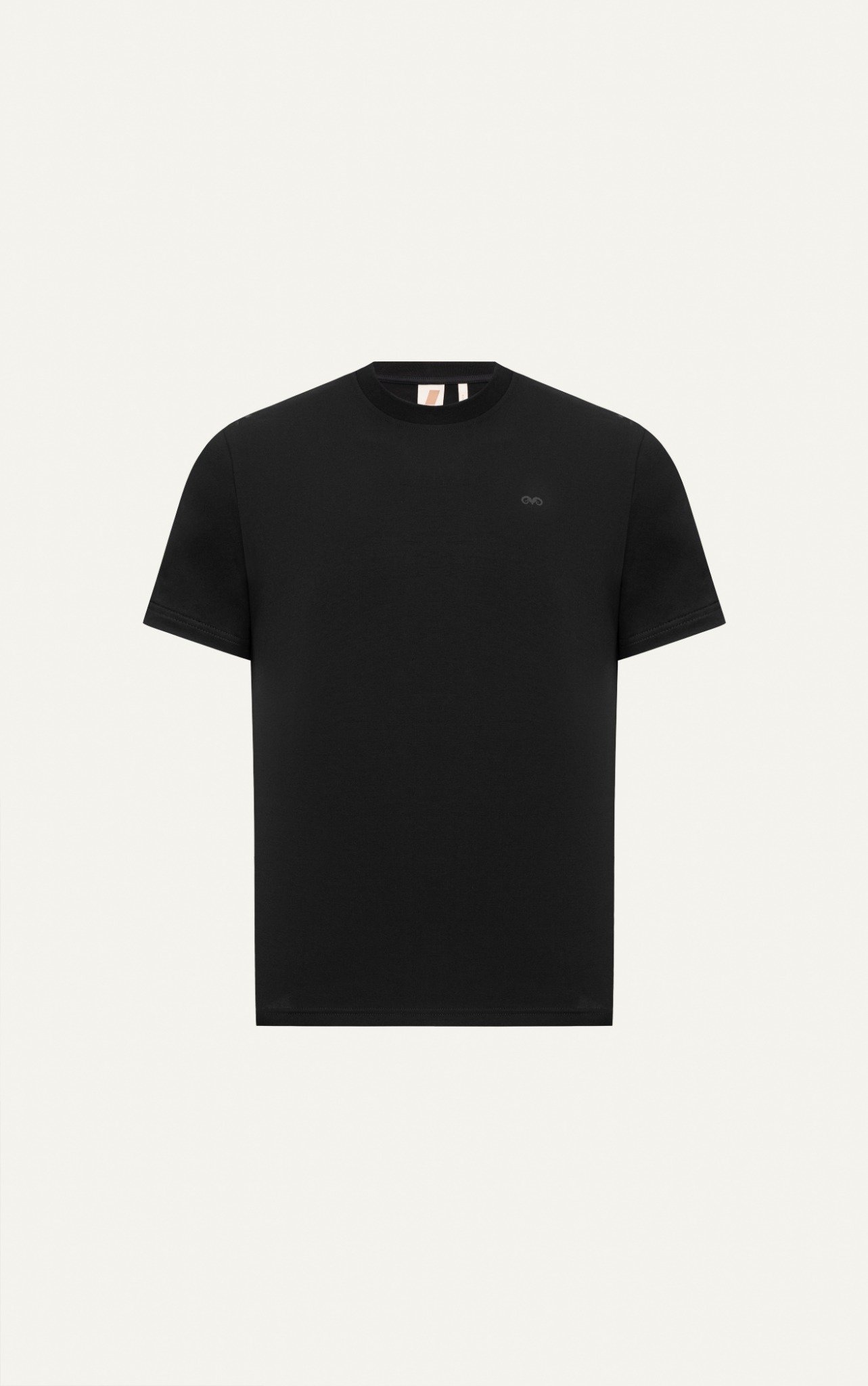 AGTL02 STUDIO REGULAR FIT BASIC T-SHIRT - BLACK