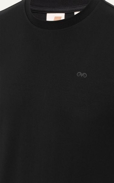  AGTL02 STUDIO REGULAR FIT BASIC T-SHIRT - BLACK 