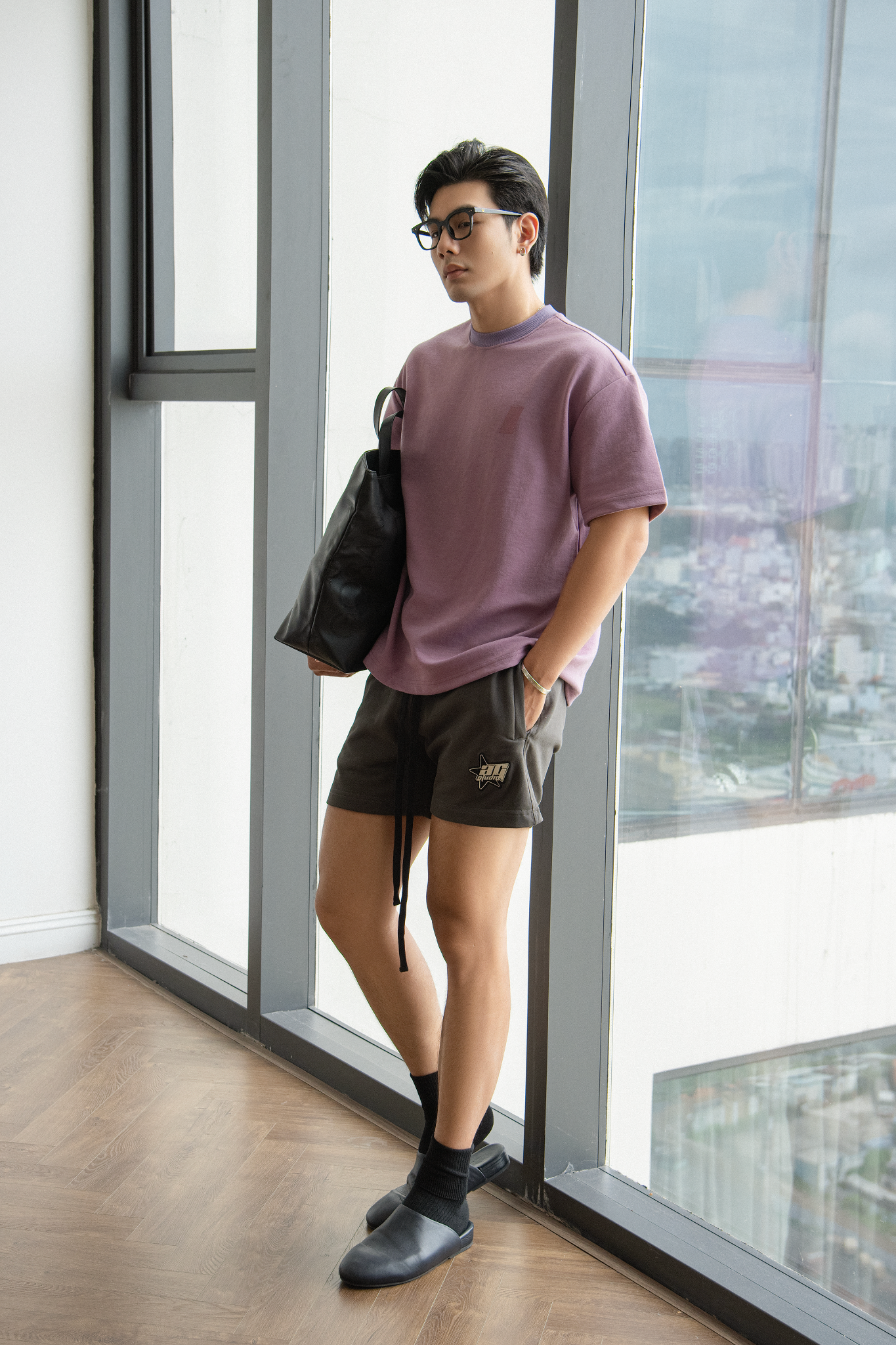 AG41 PREMIUM LOOSE FIT BASIC SHORT - OLIVE