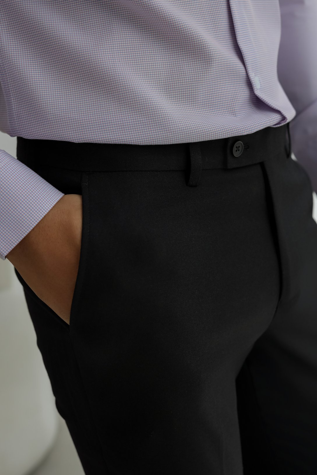 AG3P2 PREMIUM SLIMFIT TEXTURE SHIRT - PURPLE