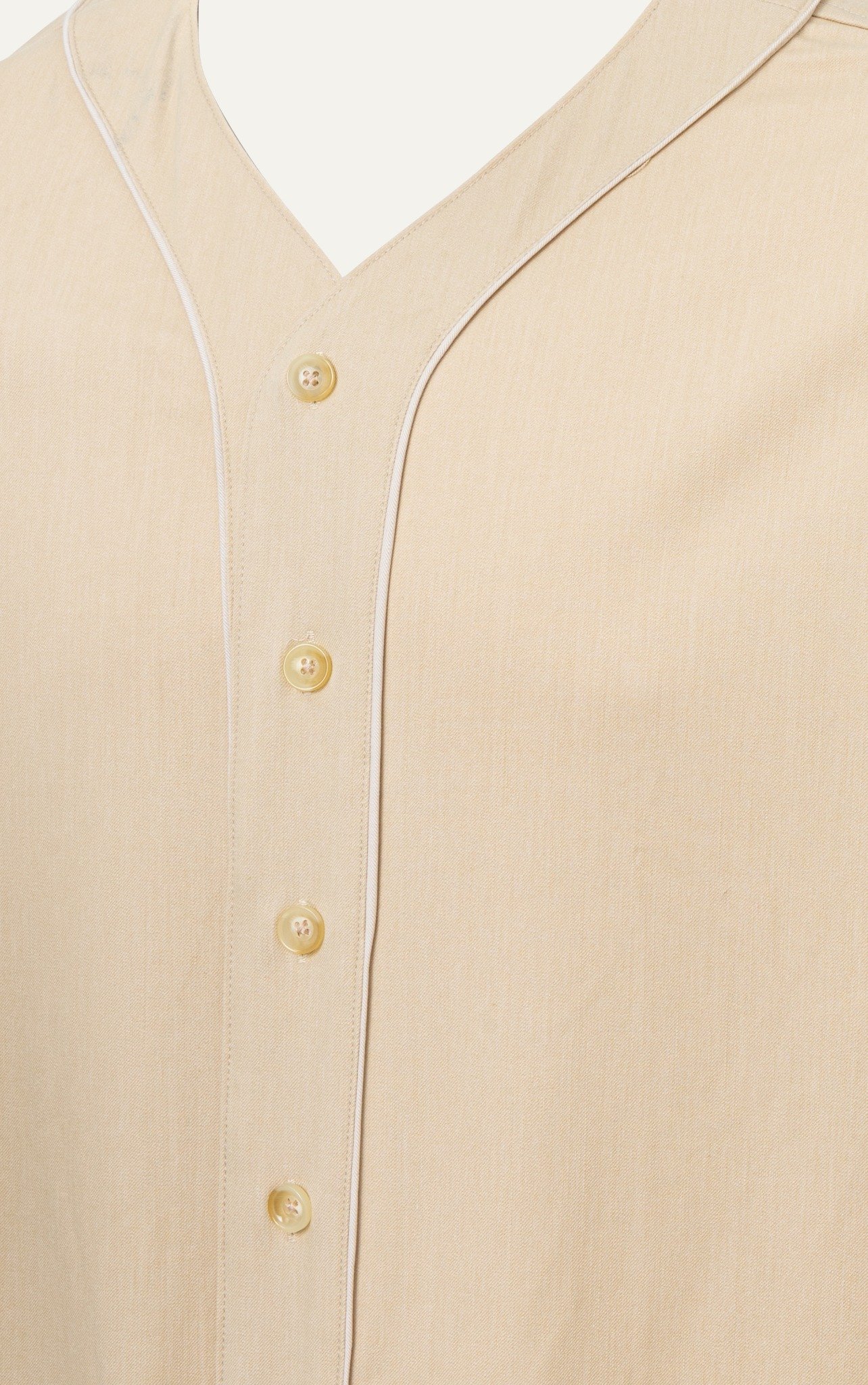 AG24 STUDIO LOOSE FIT CUBAN SHIRT - BEIGE