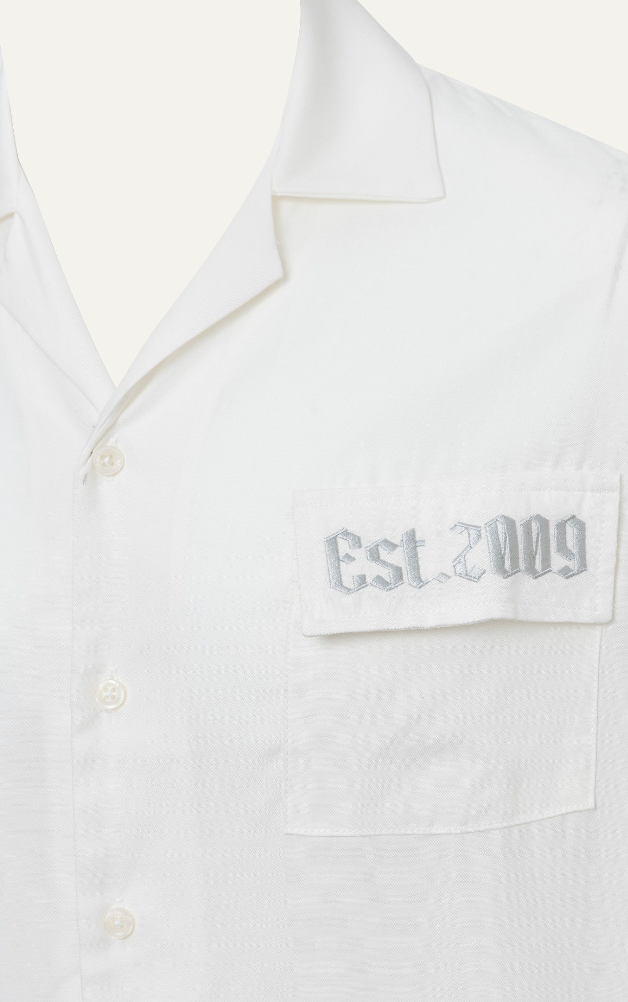 AG524 STUDIO REGULAR FIT DETAIL ON POCKET SHIRT - WHITE