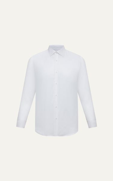  AG829 SIGNATURE SLIMFIT TWILL SHIRT - WHITE