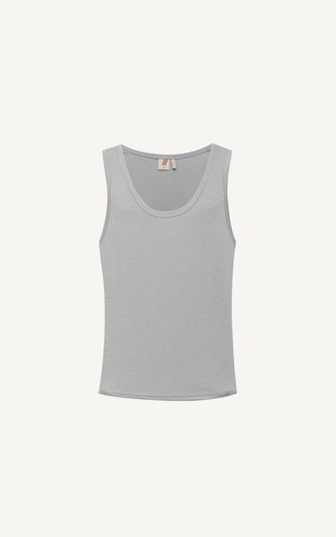  AG081 STUDIO LOOSE FIT BASIC TANKTOP - GREY