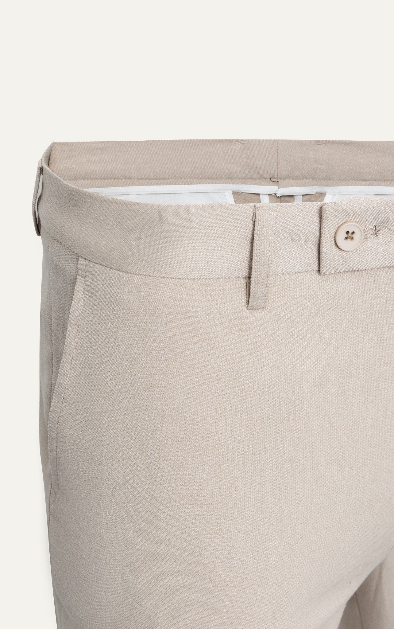 AGP3 PREMIUM SLIMFIT TROUSERS - OFF WHITE