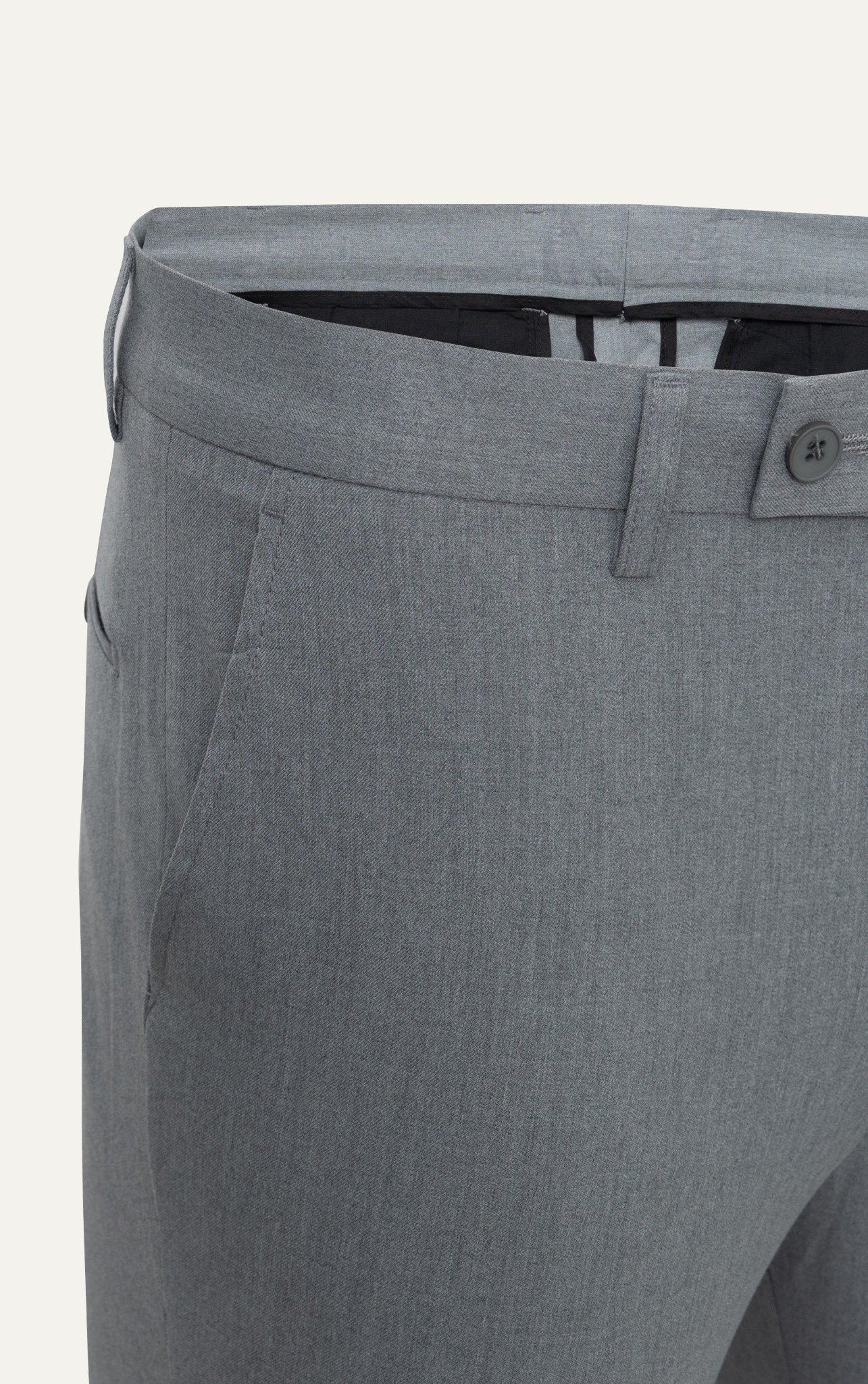 N57 FACTORY SLIMFIT ESSENTIAL TROUSERS - LIGHT GREY