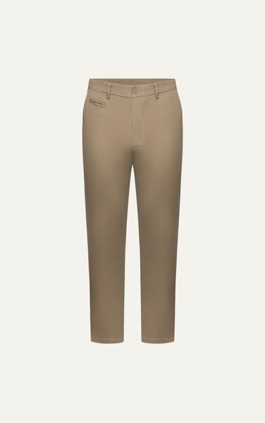  AGF1 FACTORY SLIMFIT NEW KHAKI TROUSERS - BROWN