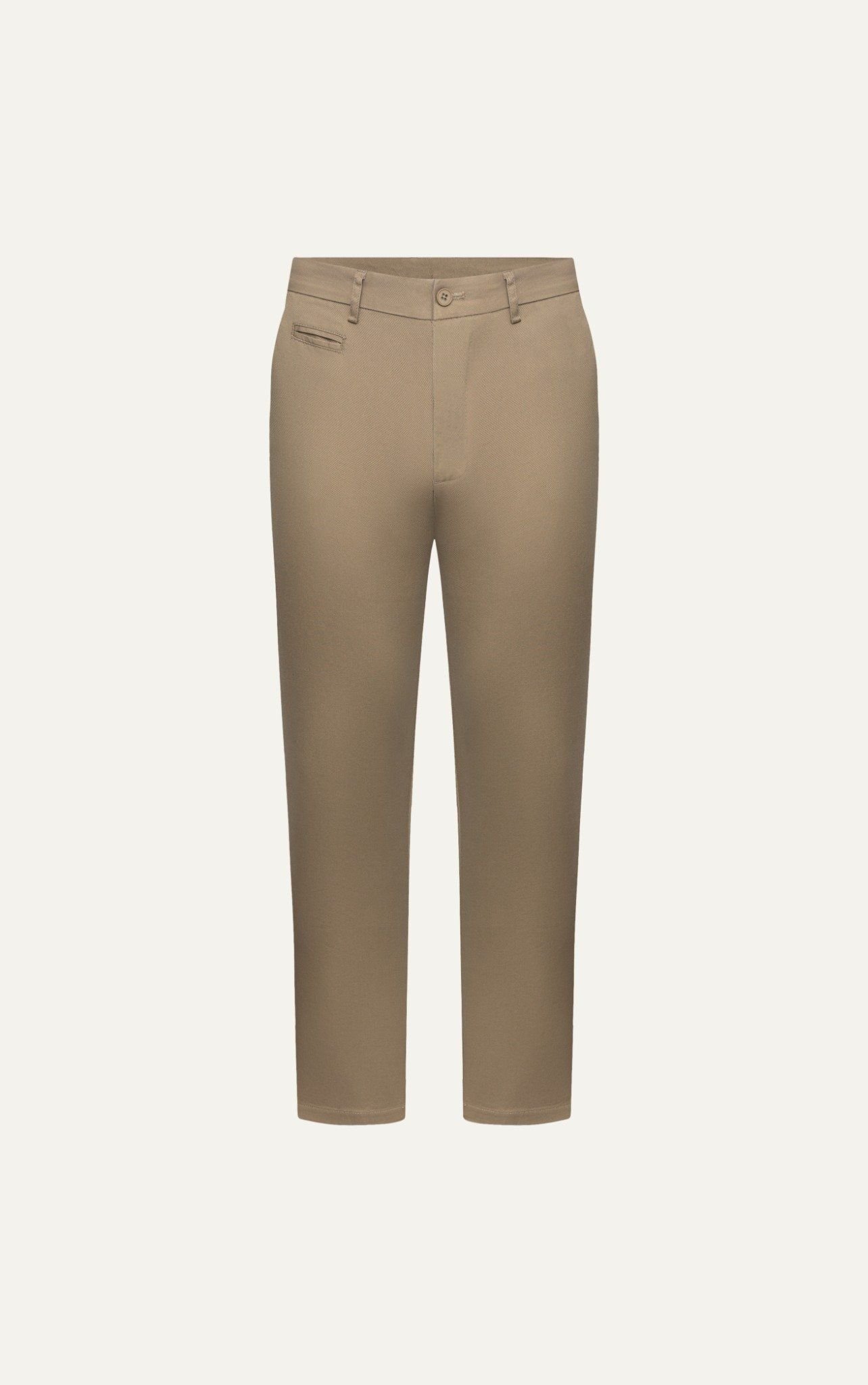  AGF1 FACTORY SLIMFIT NEW KHAKI TROUSERS - BROWN 