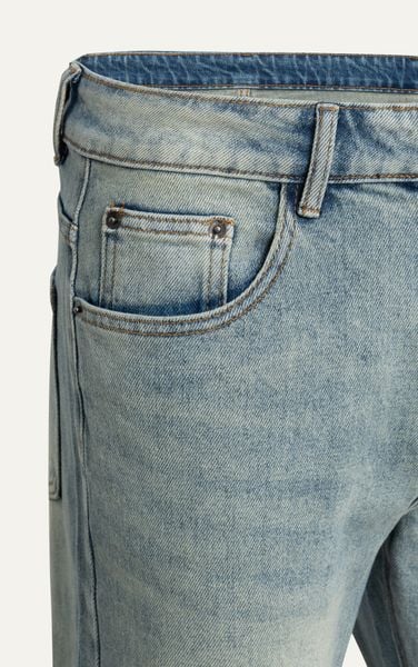  AG58 PREMIUM SLIMFIT MODERN LOOK INDIGO JEANS - LIGHT BLUE 