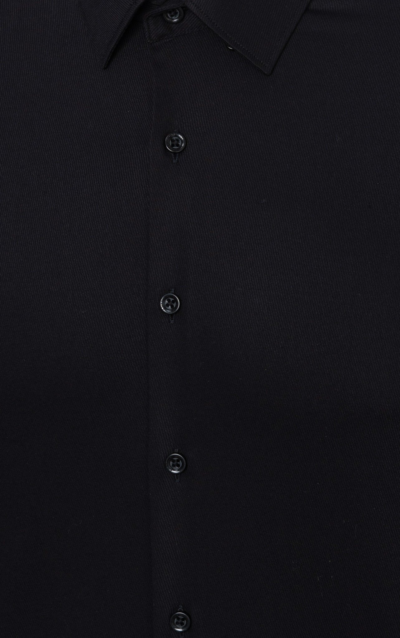 AG829 SIGNATURE SLIMFIT TWILL SHIRT - BLACK