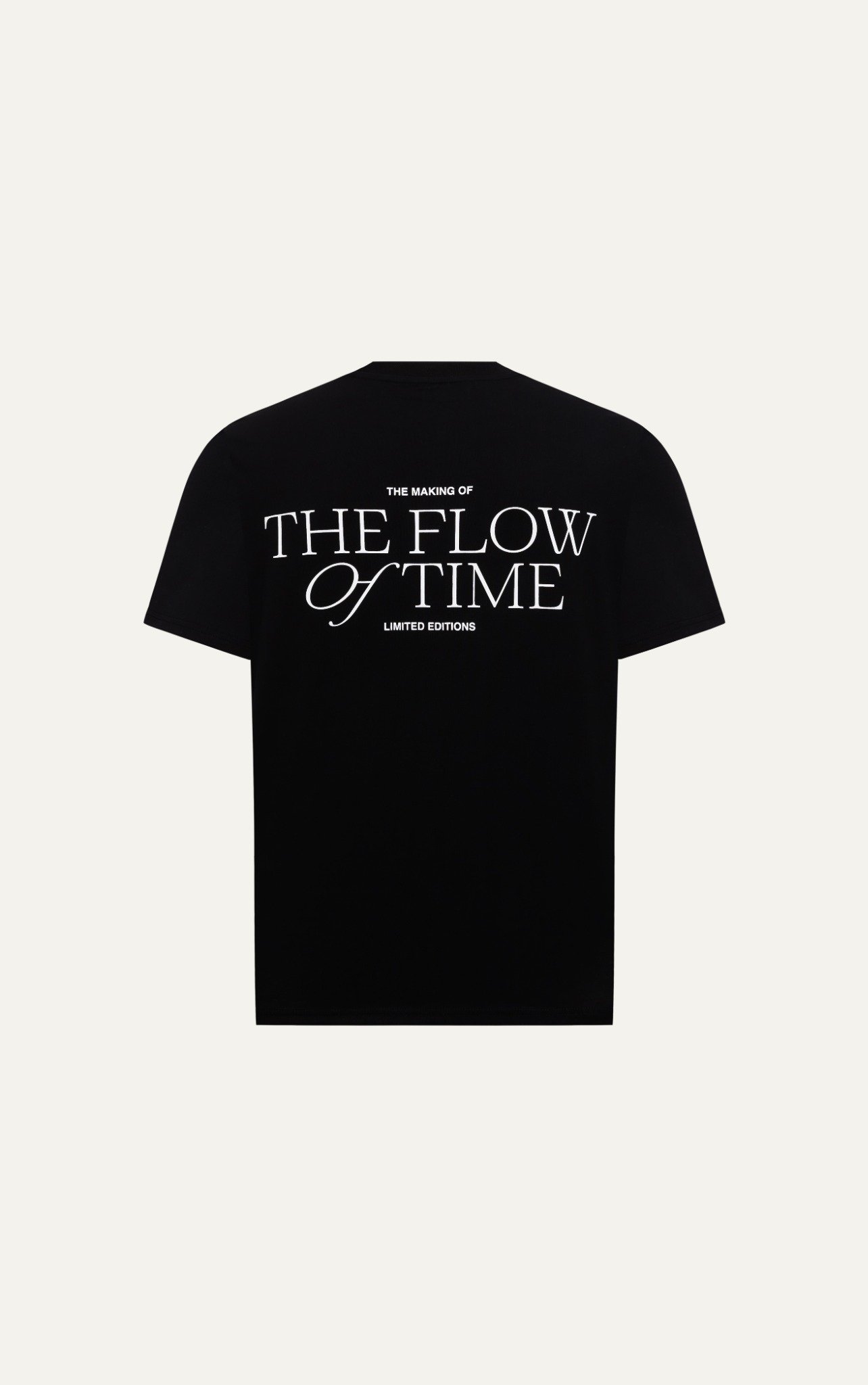 AG698 STUDIO LOOSE FIT PRINTED LOGO T-SHIRT - BLACK
