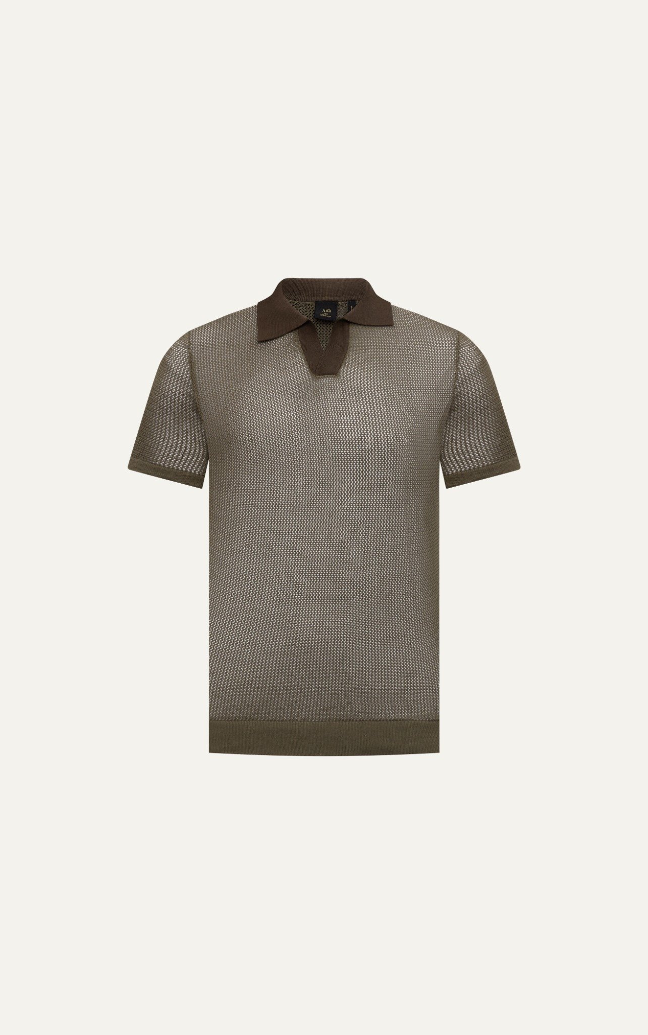 AG725 PREMIUM REGULAR FIT KNIT POLO - DARK GREEN