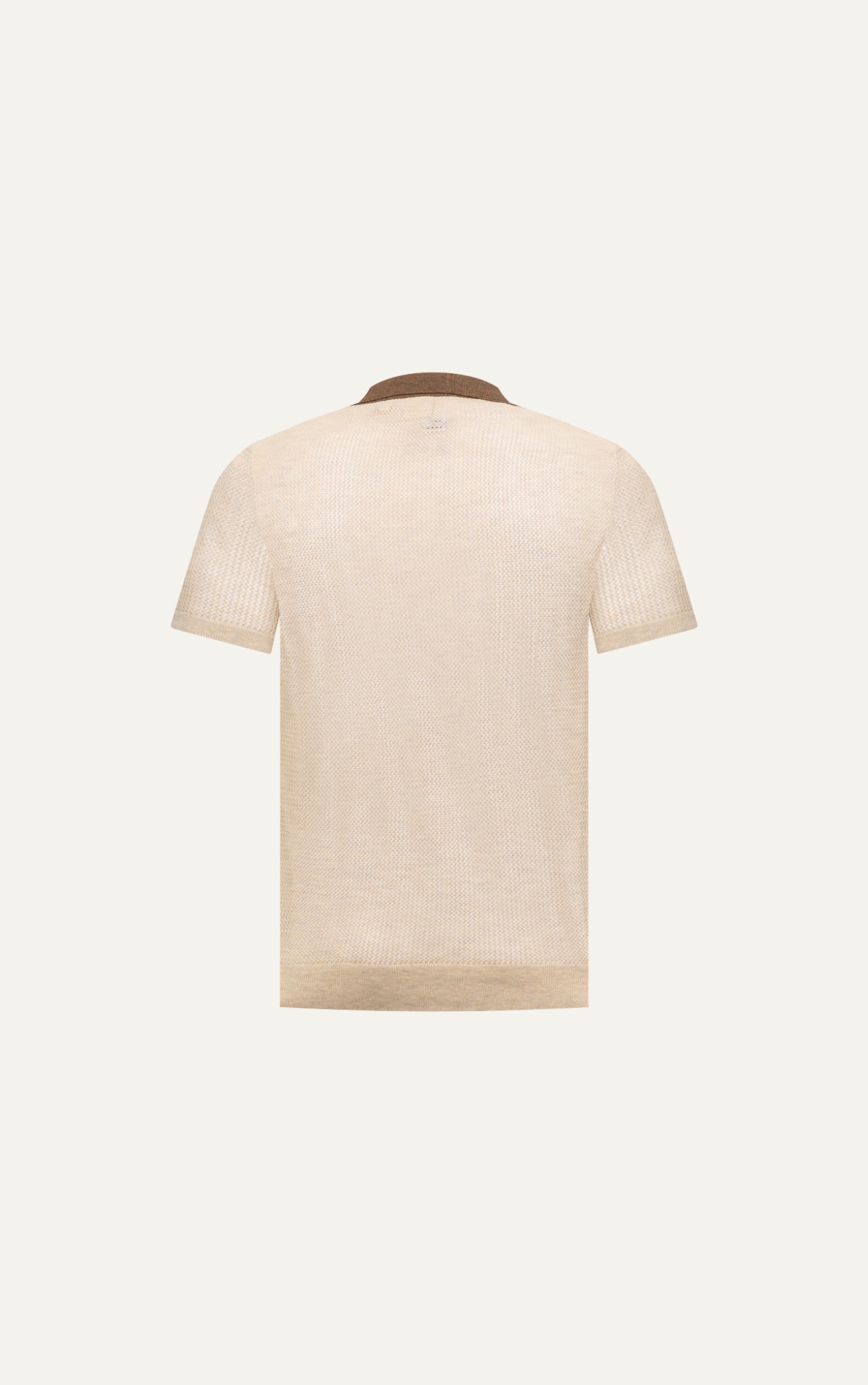 AG725 PREMIUM REGULAR FIT KNIT POLO - BEIGE