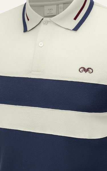  AG91 PREMIUM SLIMFIT POLO - OFF WHITE 