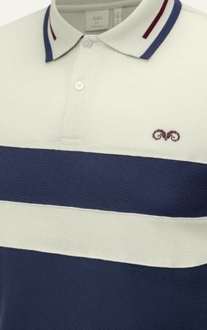 AG91 PREMIUM SLIMFIT POLO - OFF WHITE