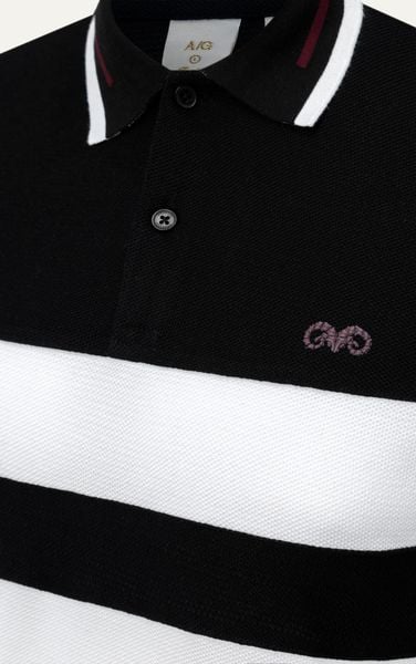  AG91 PREMIUM SLIMFIT POLO - BLACK 