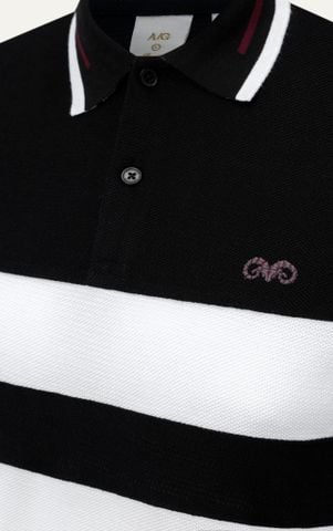 AG91 PREMIUM SLIMFIT POLO - BLACK