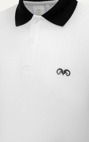 AG89 PREMIUM SLIMFIT POLO - WHITE