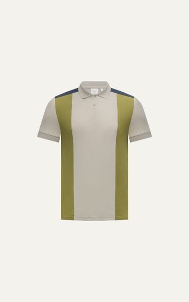  AG88 PREMIUM SLIMFIT STRIPED POLO - DARK YELLOW