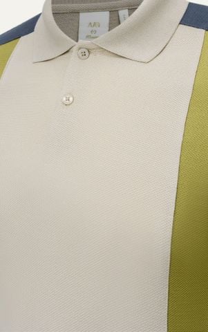 AG88 PREMIUM SLIMFIT STRIPED POLO - DARK YELLOW