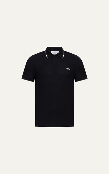  AG75 PREMIUM SLIMFIT POLO - BLACK