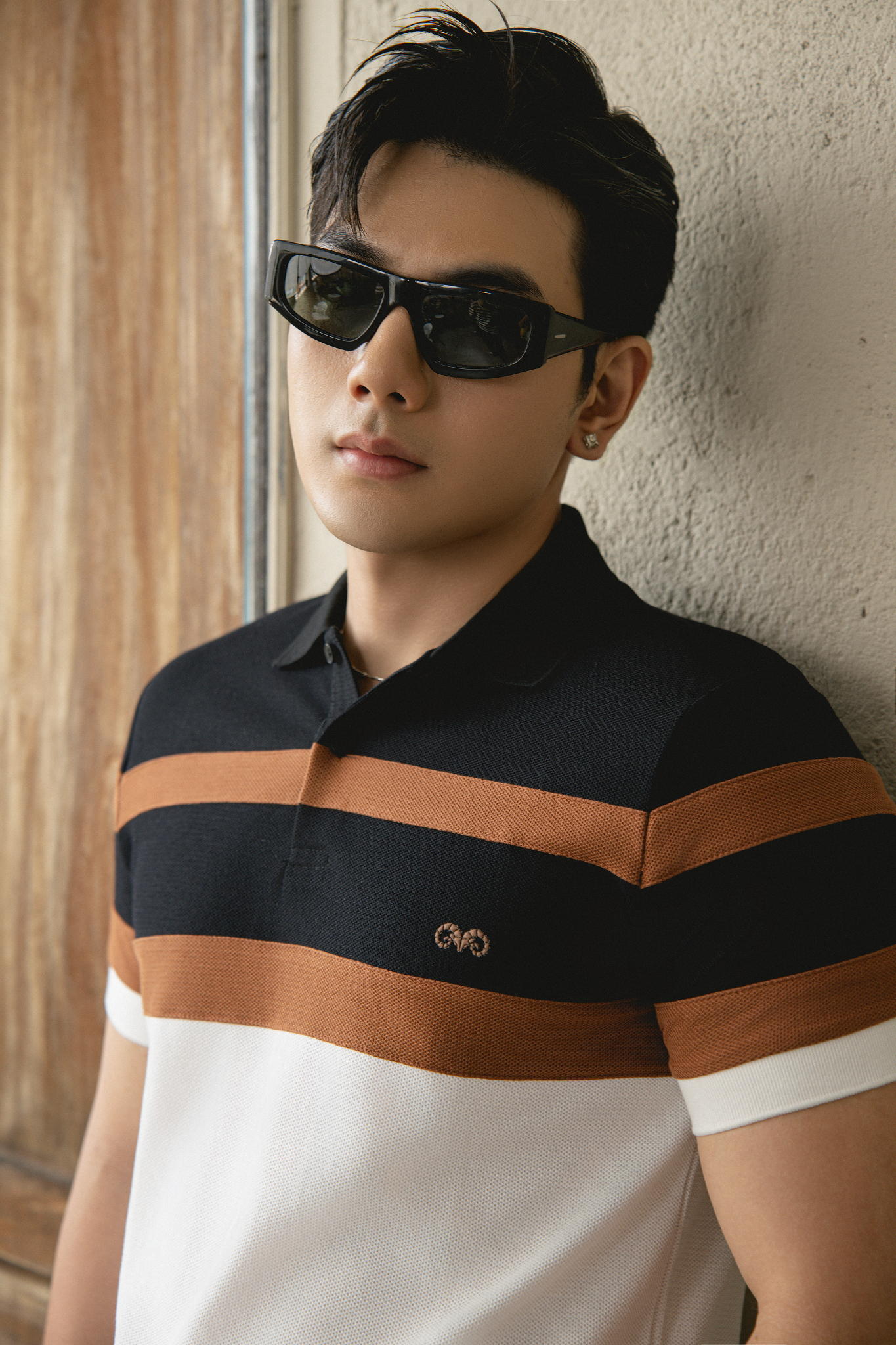 AG83 PREMIUM SLIMFIT POLO - BLACK