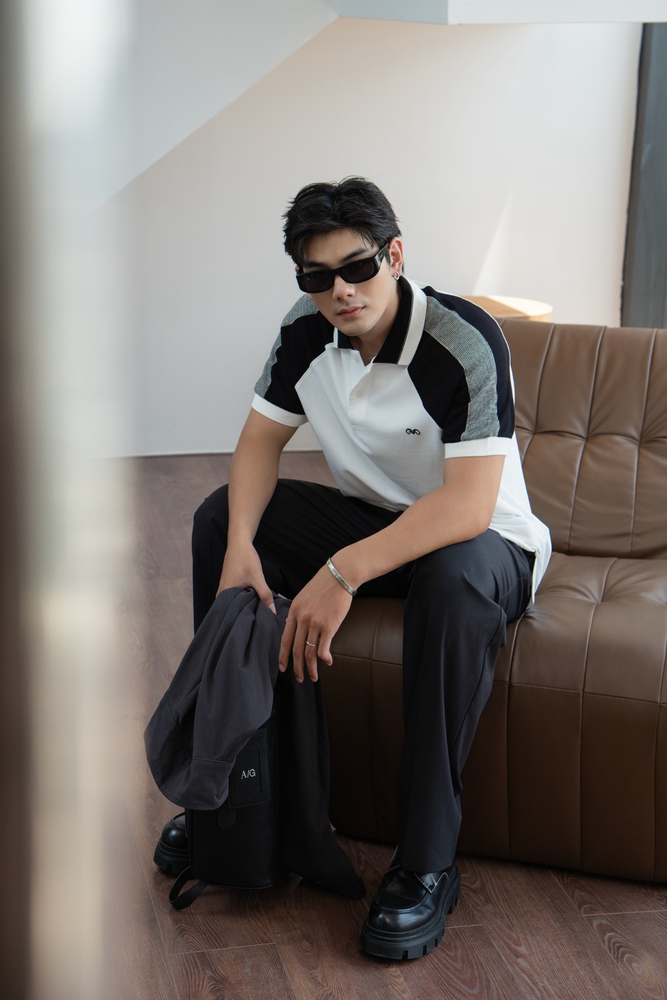 AG003 PREMIUM REGULAR FIT POLO - WHITE