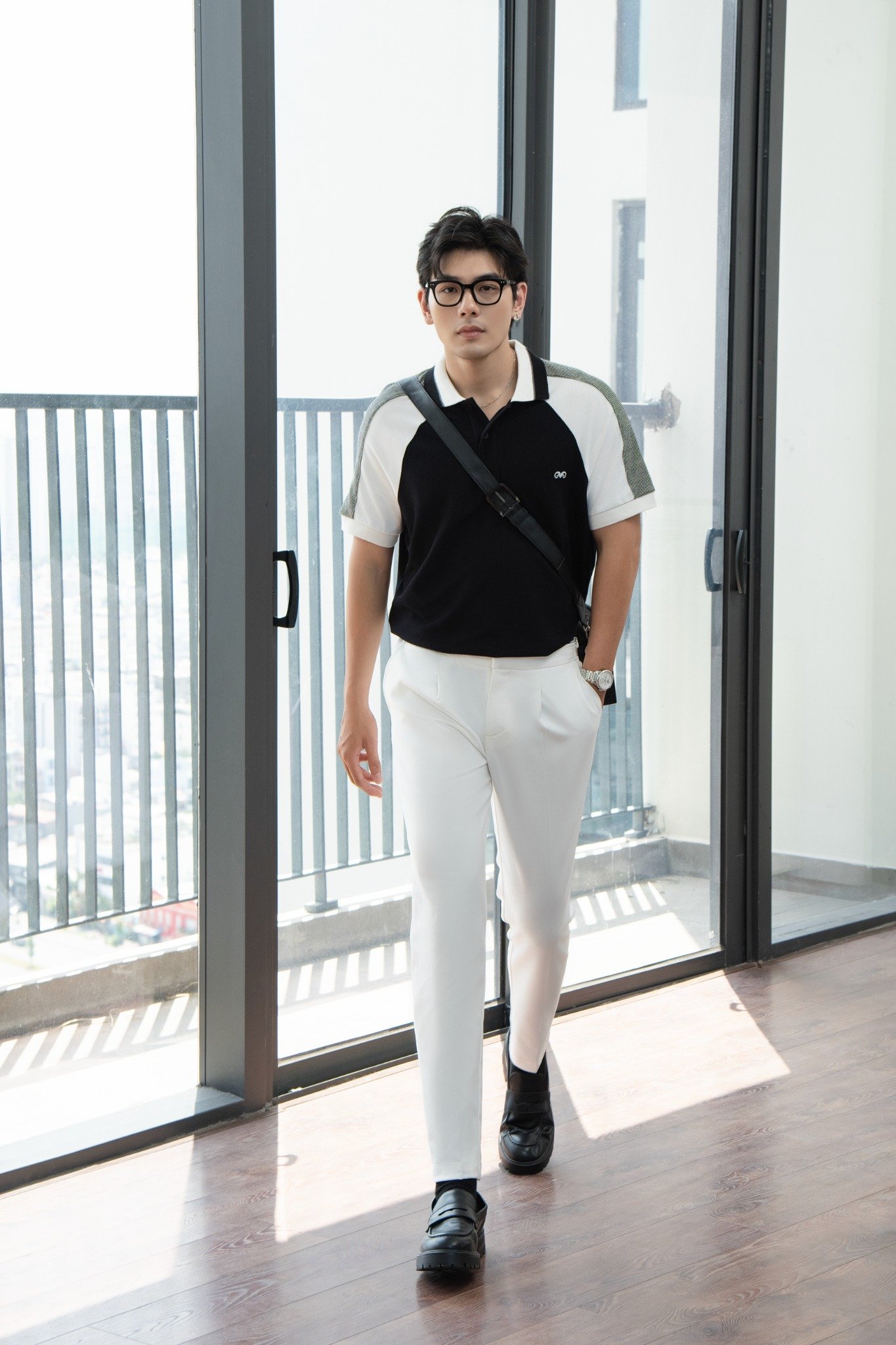 AG003 PREMIUM REGULAR FIT POLO - BLACK