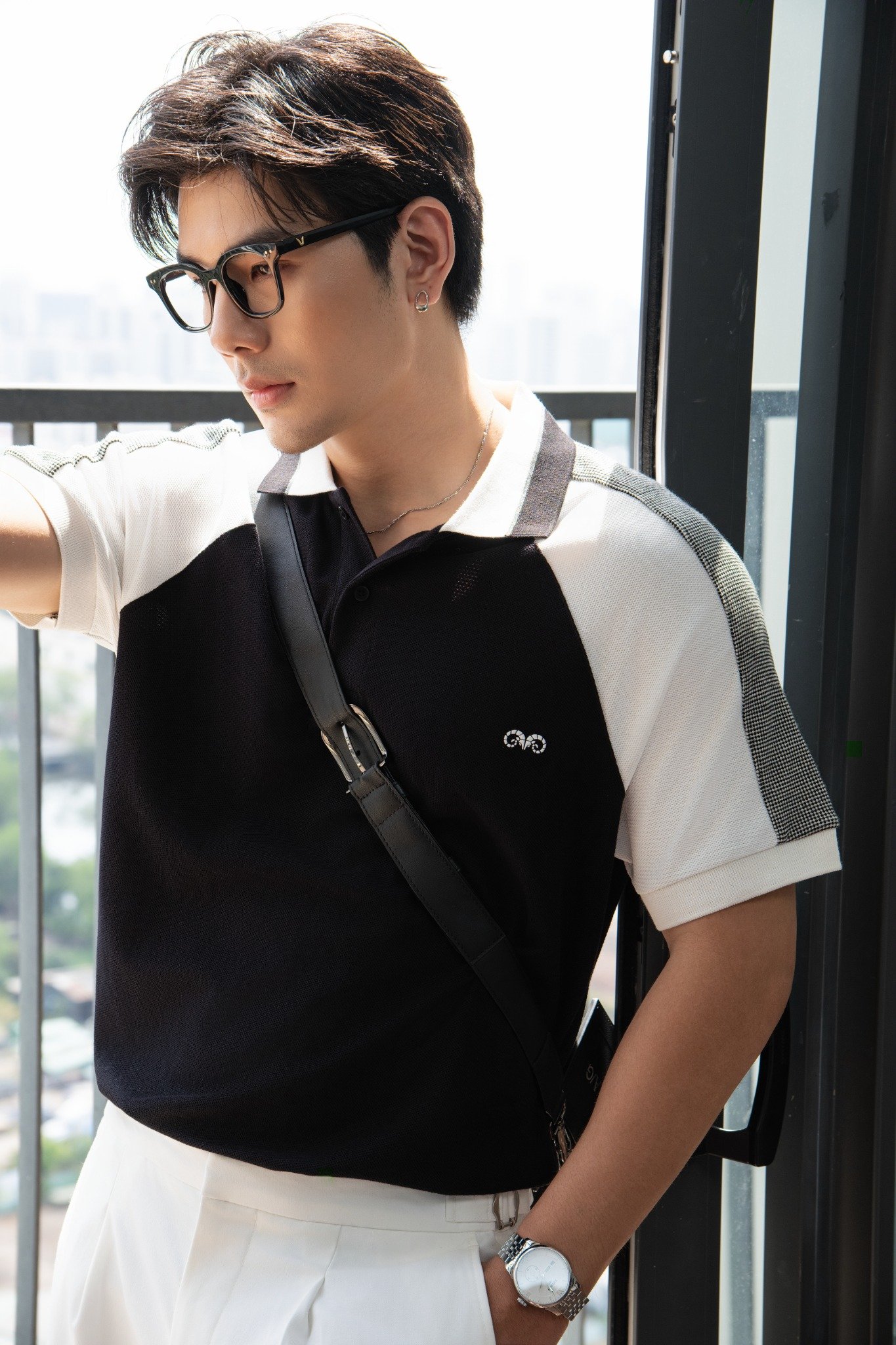 AG003 PREMIUM REGULAR FIT POLO - BLACK