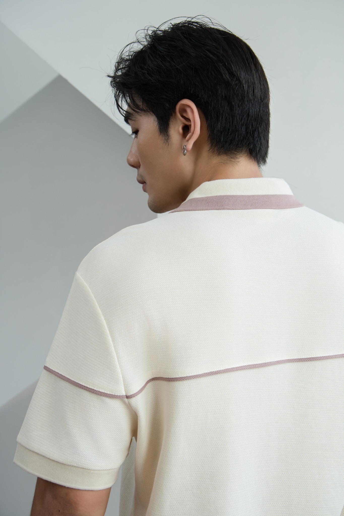 AG002 PREMIUM REGULAR FIT MIXED COLOR POLO - OFF WHITE