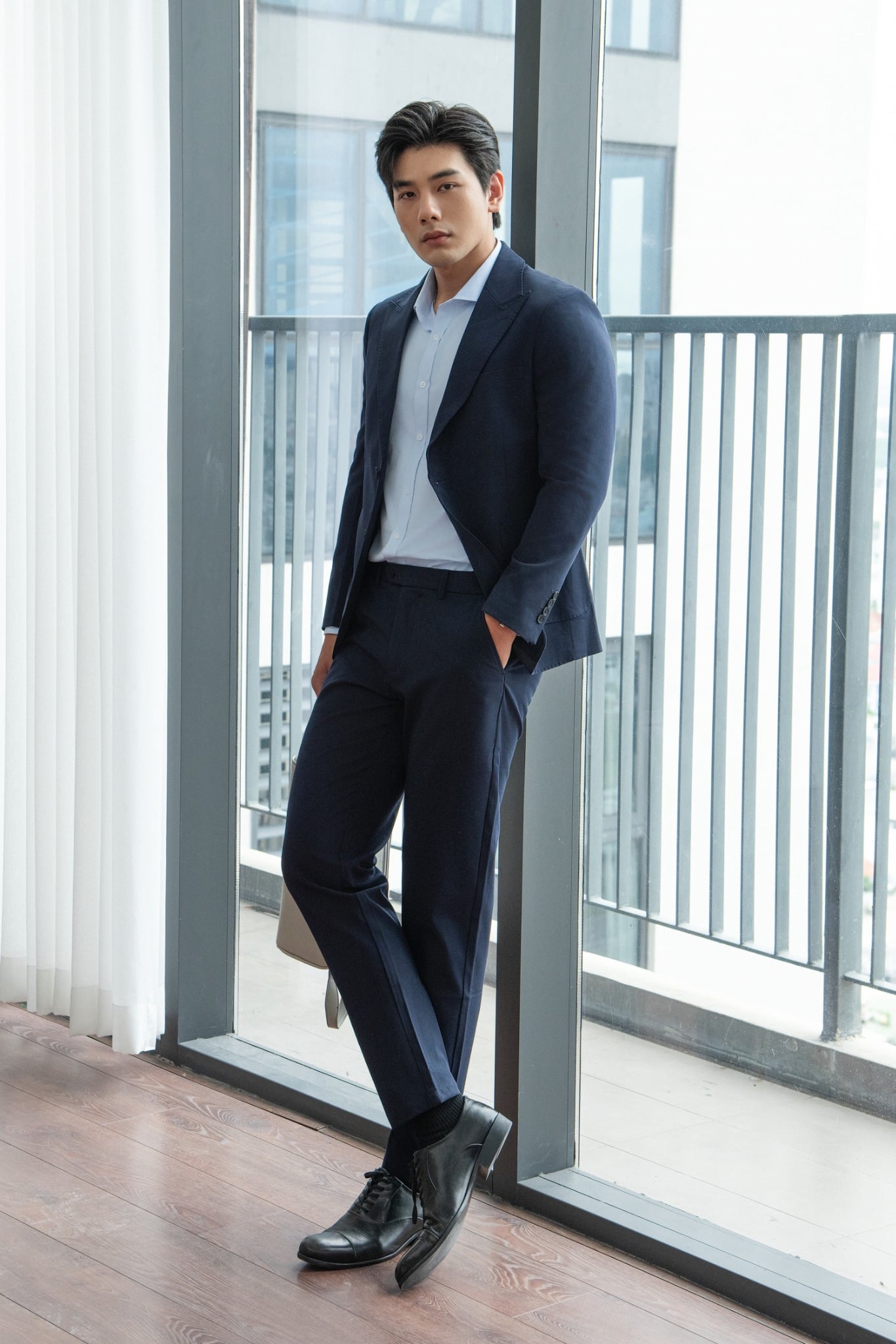 AG61 PREMIUM SLIMFIT VEST - DARK BLUE