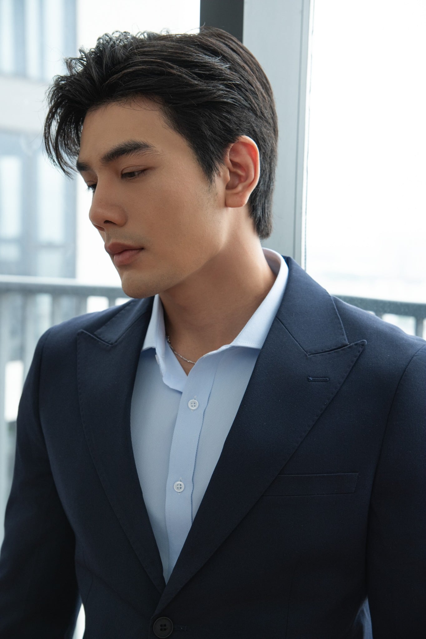 AG61 PREMIUM SLIMFIT VEST - DARK BLUE