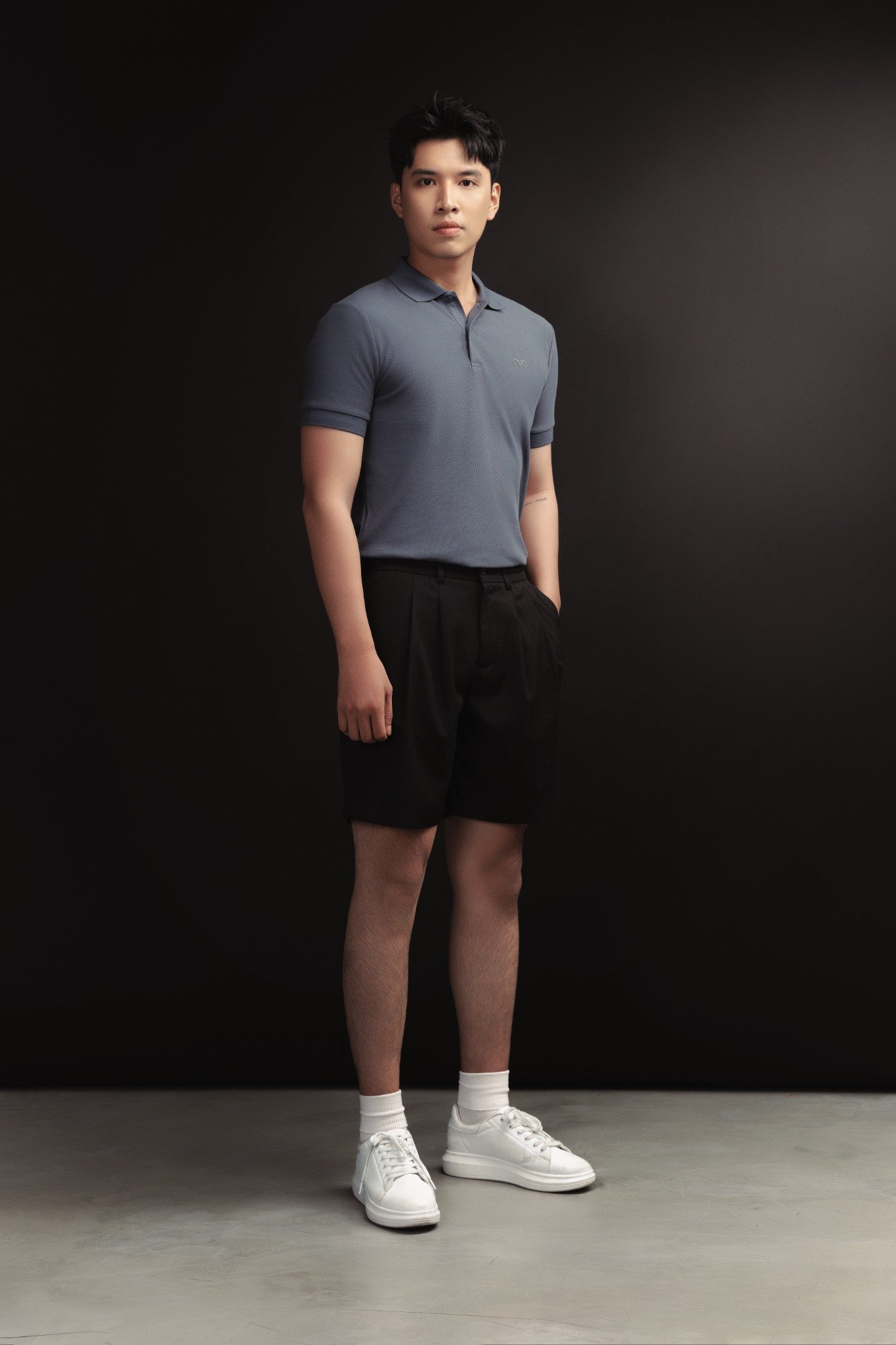 AG02 SIGNATURE SLIMFIT POLO - PRUSSION BLUE