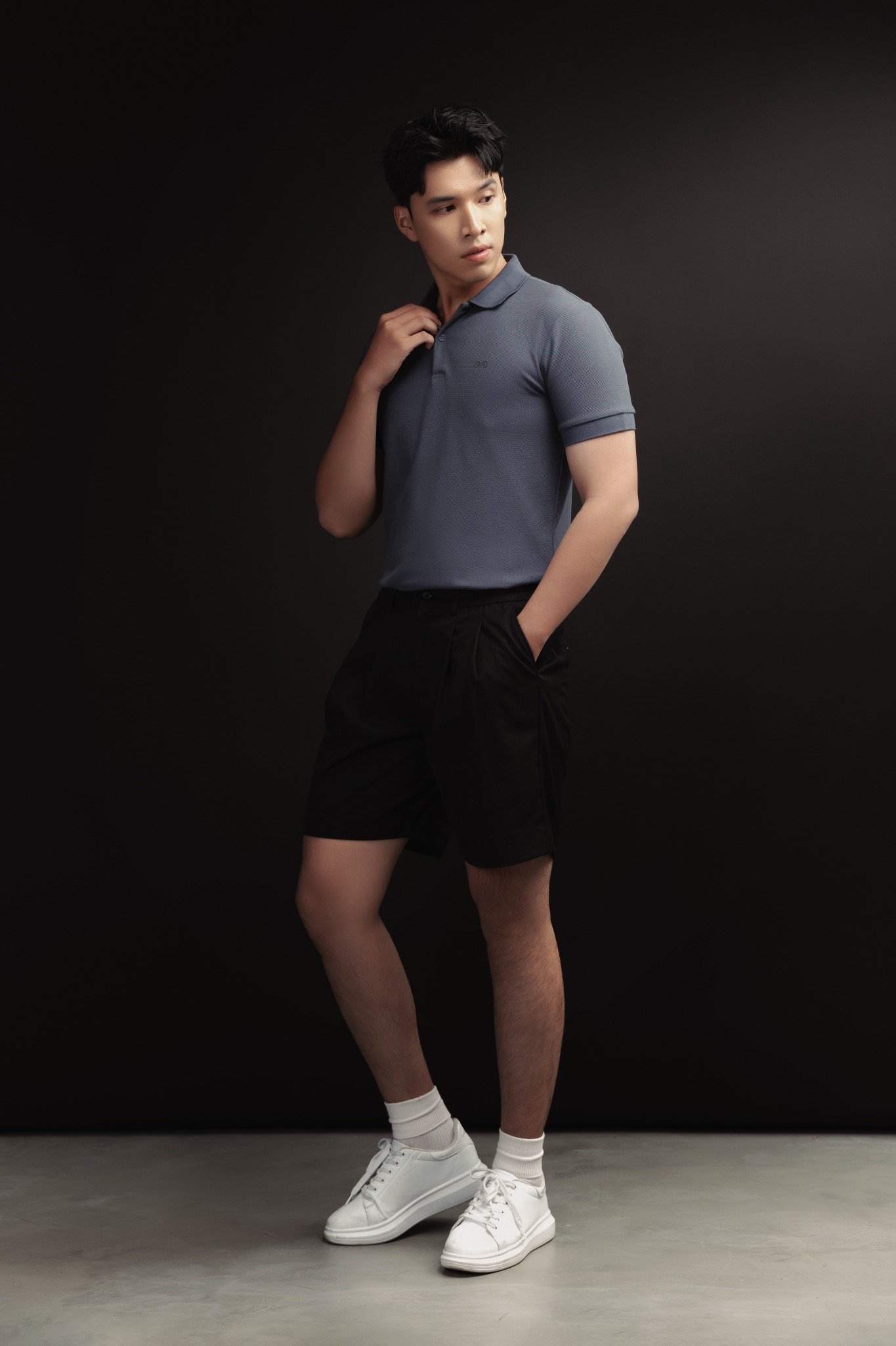 AG02 SIGNATURE SLIMFIT POLO - PRUSSION BLUE